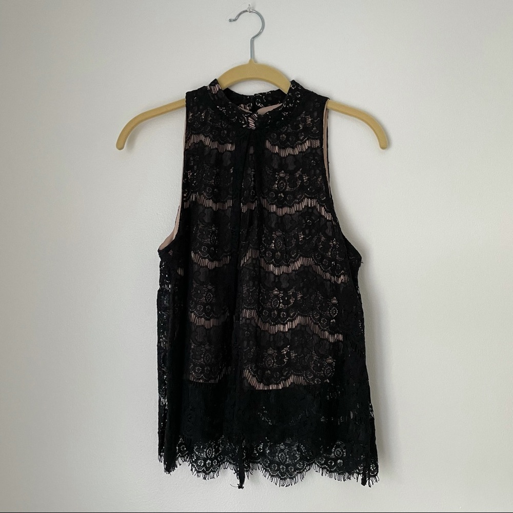 NWT Lace, High Neck Tank